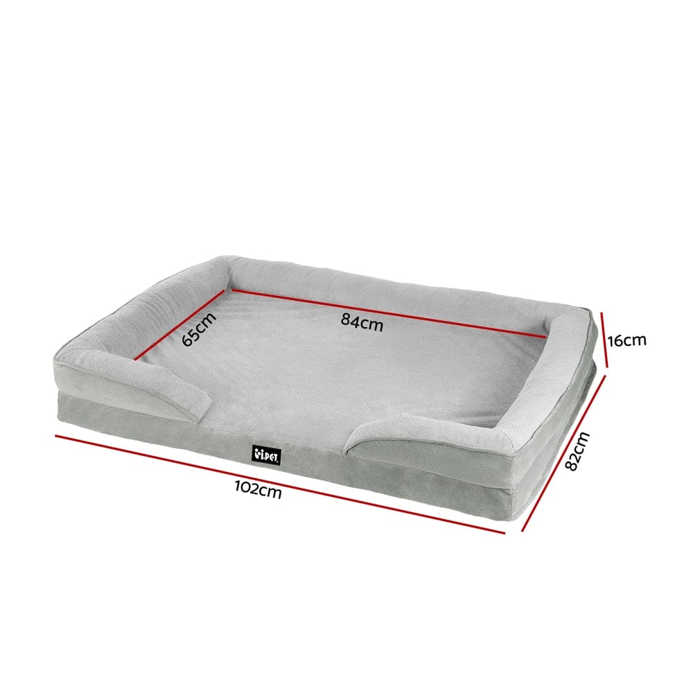Calming Memory Foam dog Bed – Orthopedic Support with Soft Fleece