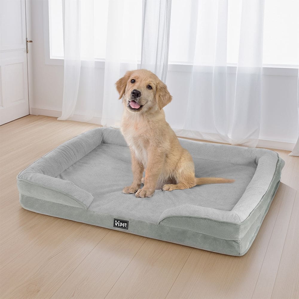 Calming Memory Foam dog Bed – Orthopedic Support with Soft Fleece